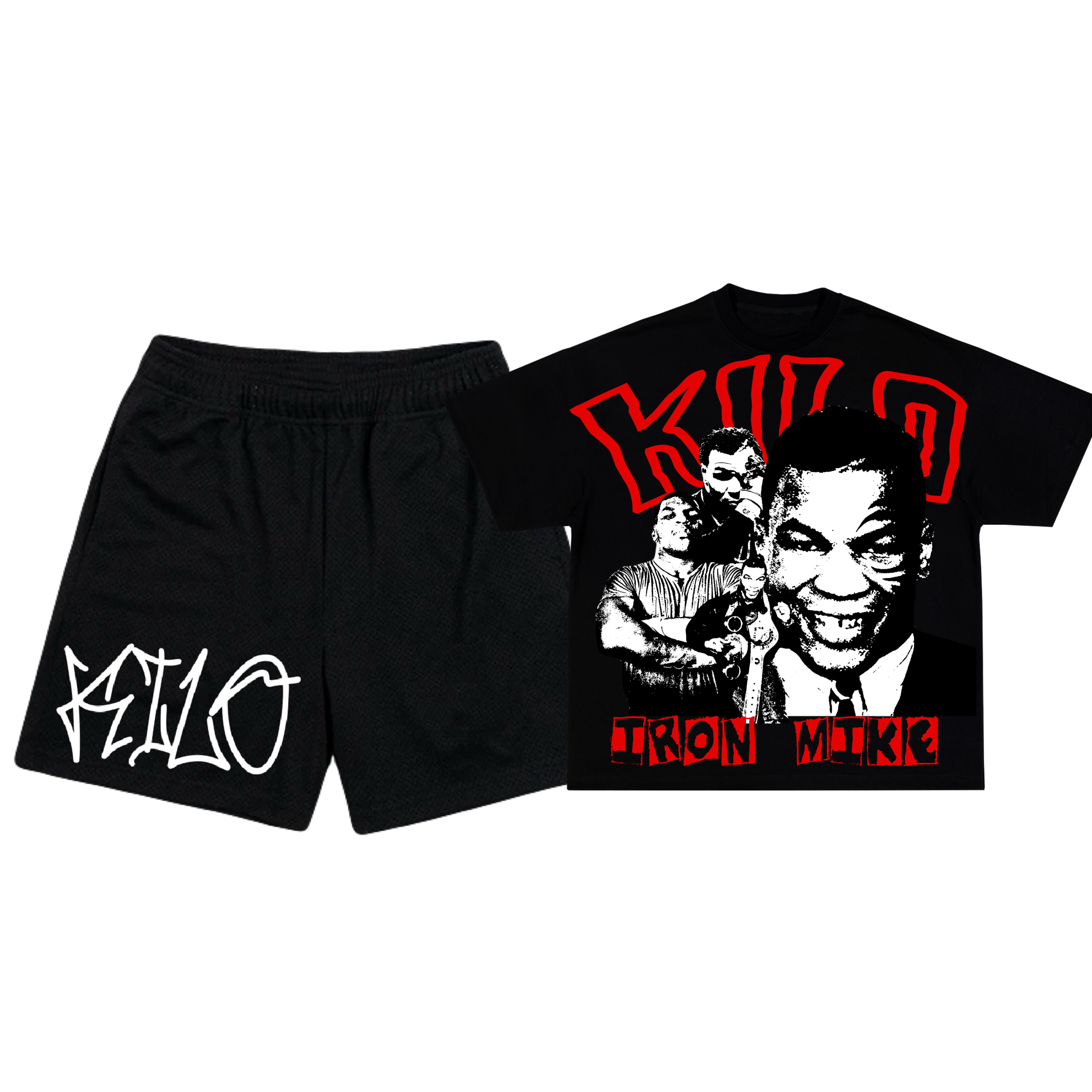 IRON MIKE TEE + MOB STAMP SHORTS